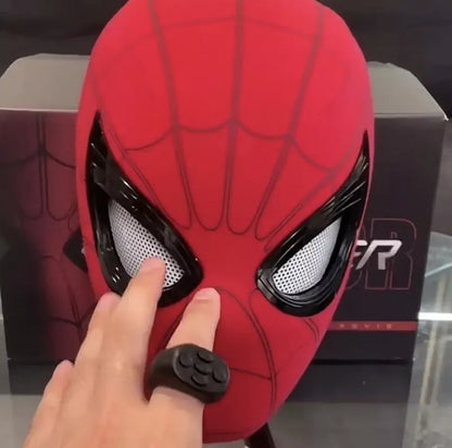 Máscara de Spiderman con Ojos Móviles a Control Remoto